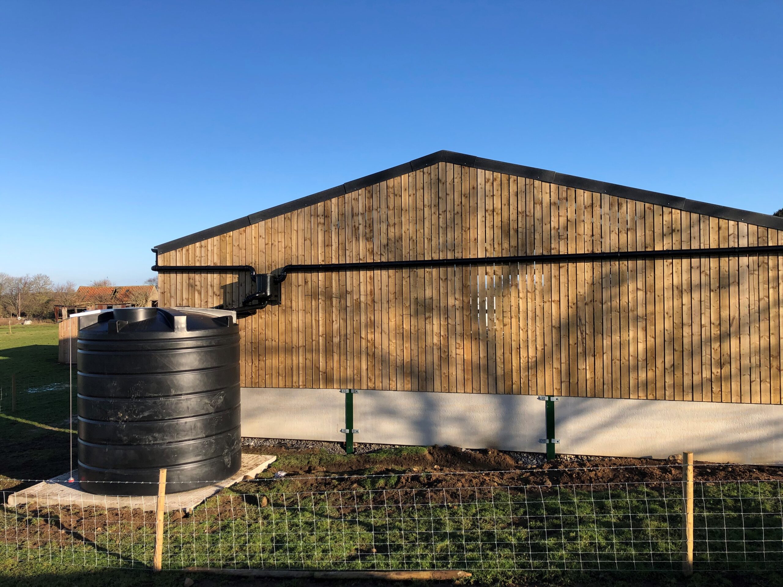 cattle barn3 Rainwater harvesting